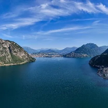 Schwimmbadferien Am Luganersee アパート